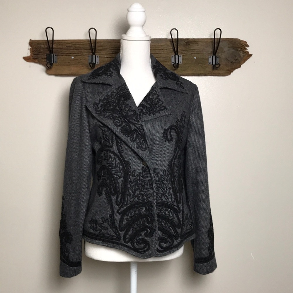 Soft Surroundings Blazer Eaton Manor Tweed Jacket
